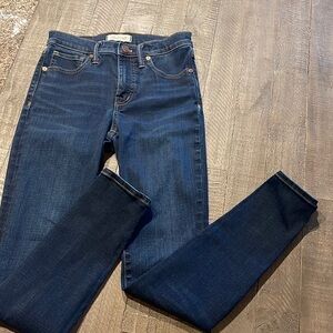 Madewell 9 inch high rise skinny jeans 25
